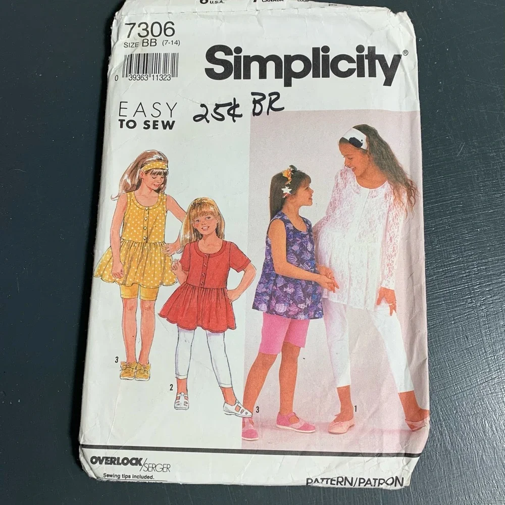 Simplicity Easy to Sew Dress Pattern from 90s
